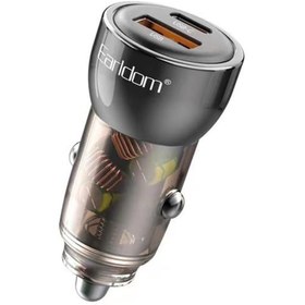 تصویر شارژر فندکی ارلدام مدل CC31 توان ۳۰ وات فست شارژ 