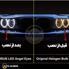 تصویر لامپ نیون چراغ جلو ‌بی ام و BMW E60 LCI 