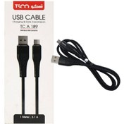 تصویر کابل MICROتسکو 1Mمشکی TCA189 