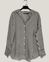 تصویر شومیز زنانه راه راه ZARA 