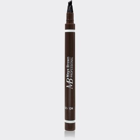 تصویر هاشور ابرو مایا براون Maya Brown Brow Definer Liquid Eyebrow Pen 