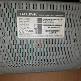 تصویر مودم روتر استوک تی پی-لینک مدل TD-W8961N TD-W8961N 300Mbps Wireless N Stock Modem Router