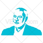 تصویر طرح چهره شهید اسماعیل هنیه به صورت شابلون وکتور 