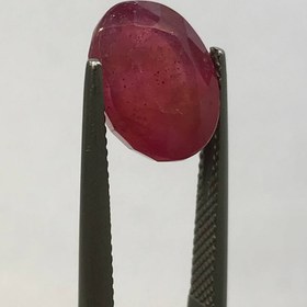 تصویر نگین یاقوت سرخ سایز 13*10 