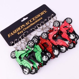 تصویر جاکلیدی سیلیکونی طرح موتور Vespa بزرگ KEYCHAIN PENDANT