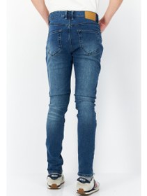 تصویر شلوار جین مردانه فیت باریک با کمر متوسط، شسته شده، آبی برند french connection Men Skinny Fit Mid Waist Washed Denim Jean, Blue