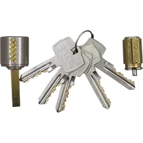 تصویر توپی و سیلندر قفل برقی کله گاوی منیر صنعت 