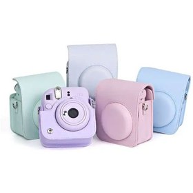 تصویر کیف چرمی دوربین فوجی فیلم اینستکس مینی FujiFilm Instax mini 12 Bag 