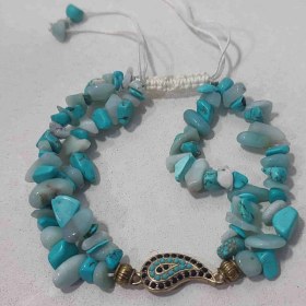 تصویر دستبند طرح فیروزه کد 2 