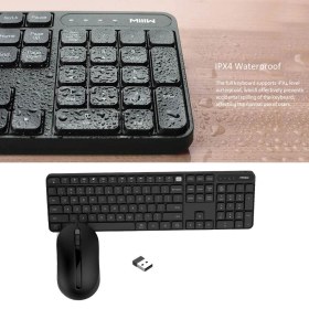 تصویر ست موس و کيبورد شیائومی مدل Xiaomi MiiiW wireless keyboard and mouse set MWWC01 