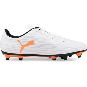 تصویر کفش فوتبال سفید مدل Rapido III FG/AG کد 106572-04 برند puma Rapido III FG/AG White Football Shoes 106572-04