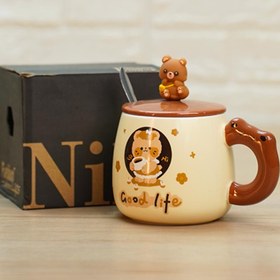 تصویر ماگ سرامیکی خرسی 