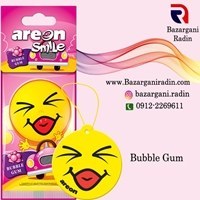 تصویر خوشبو کننده آرئون کارتی Smile Dry رایحه Bubble Gum 