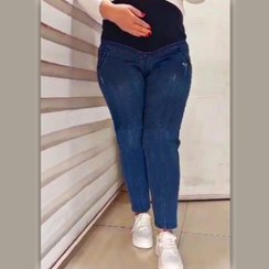 تصویر شلوار مام استایل بارداری جین 