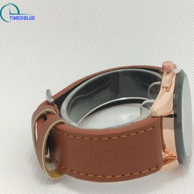 تصویر ساعت مچی مردانه رادو بند چرم قهوه ای Rado men's watch