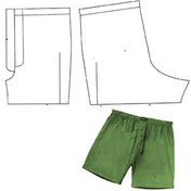 تصویر الگوی شورت پادار مردانه 