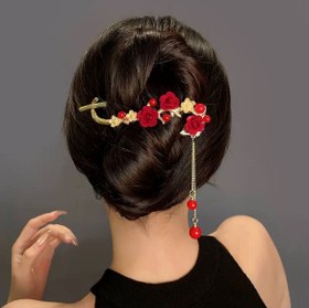 تصویر گیره چفتی گل رز 