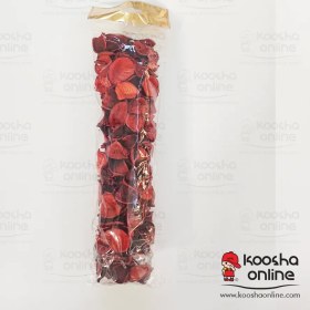 تصویر گل خشک تزئینی رنگ قرمز 