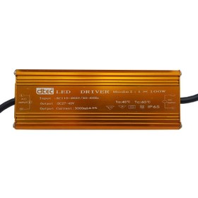 تصویر LED DRIVER 1x100W درایور پاور ال ای دی ۱۰۰ وات ۳۰۰۰ میلی آمپر ضد آب