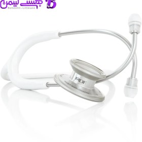 تصویر گوشی پزشکی MDF 777 سفید استیل 