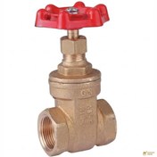 تصویر شیر فلکه کشوئی برنجی (سبک) سایز 3 اینچ فشار 20 بار برند کیز ایران 