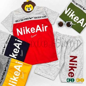 تصویر تیشرت شورت45-50پسرانه nike air 