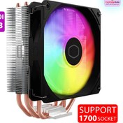تصویر خنک کننده پردازنده کولر مستر مدل D400i RGB LGA1700 Cooler Master D400i RGB LGA1700 CPU Cooler