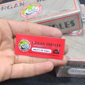 تصویر سوزن چرخ خیاطی شماره ۱۴ HA بسته ۵ عددی 