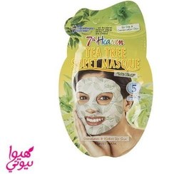تصویر ماسک صورت نقابی مونته ژنه سری 7th Heaven مدل Tea Tree - یک ورق 