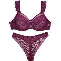 تصویر ست شورت و سوتین هارنسدار مدل مینی مایزر زنانه رنگ گلبهی 