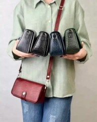 تصویر کیف زنانه چرم کوچک مدل ونوس 