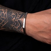 تصویر دستبندمردانه استیل سون بنگل سون خلخال سون 