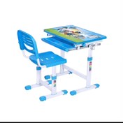 تصویر میز تحریر قابل تنظیم ارتفاع مشتاق با جنس فلز 