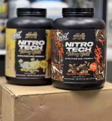 تصویر پروتئین وی نیتروتک گلد طعم کره بادام زمینی وزن ۲۳۳۰ گرم 