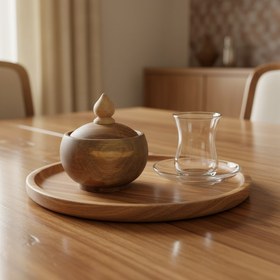 تصویر قندان چوبی 