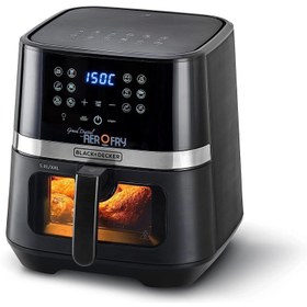 تصویر سرخ کن بدون روغن بلک اند دکر مدل AF5800 BLACK+DECKER AF5800 Black & Decker Digital Air Fryer