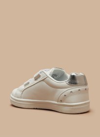 تصویر کفش ورزشی کژوال دخترانه با طراحی پنل و بند چسبی - مجموعه رمضان برند flora bella by shoexpress Girl's Panelled Casual Sneakers Shoes With Hook And Loop Closure Ramadan Collection