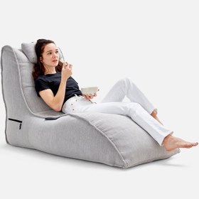 تصویر پاف و صندلی ارگونومی استراحت مدل آواتار رست - سبز لجنی Avatar Rest