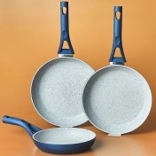 تصویر سرویس ماهیتابه ۳ تکه کاراجا بیوگرانیت KARACA 