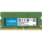 تصویر رم کروشیال لپتاپی 16 گیگ DDR4 باس 2666 SoDimm Crucial DDR4 2666MHz Singlel Channel Laptop RAM -16GB