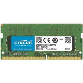 تصویر رم لپ تاپ کروشیال مدل Crucial DDR4 2400S MHz ظرفیت 4 گیگابایت ا Crucial DDR4 2400S MHz 4GB Laptop Ram Crucial DDR4 2400S MHz 4GB Laptop Ram