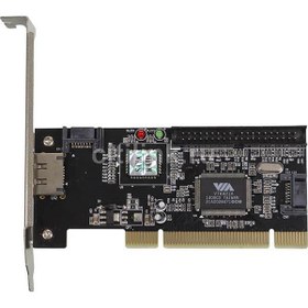 تصویر کارت تبدیل اینترنال SATA و IDE به PCI 