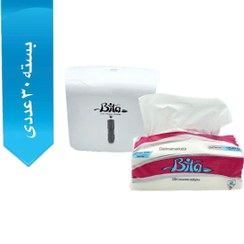 تصویر دستمال کاغذی حوله مخزنی اقتصادی فولکات 200 برگ بی تا_کارتن 30 عددی 