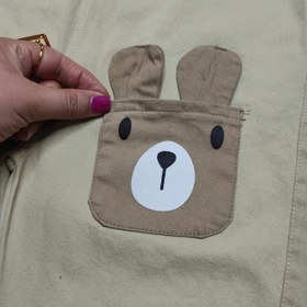 تصویر بیلر کتان خرسی - کرم / 