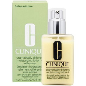 تصویر لوسیون مرطوب کننده دراماتیکالی کلینیک پوست خشک 125 میل اصل ا Clinique Dramatically Different Moisturizing Lotion Dry Skin 125ml Clinique Dramatically Different Moisturizing Lotion Dry Skin 125ml