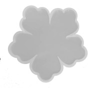 تصویر قالب سیلیکونی رزین زیرلیوانی مدل گل 5 پر Resin silicone mold for a 5-point flower model coaster