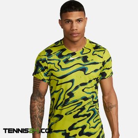 تصویر تی شرت تنیس مردانه نایک NikeCourt Dri-FIT Advantage- سبز 