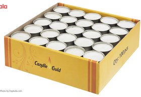 تصویر وارمر کندل گلد بسته 100 عددي ا Candle Gold Warmer Pack of 100 Candle Gold Warmer Pack of 100