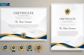 تصویر گواهی پایان دوره – Waves certificate 