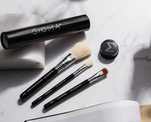 تصویر ست براش سه عددی سیگما با جعبه SIGMA Beauty Essential Trio Brush Set 